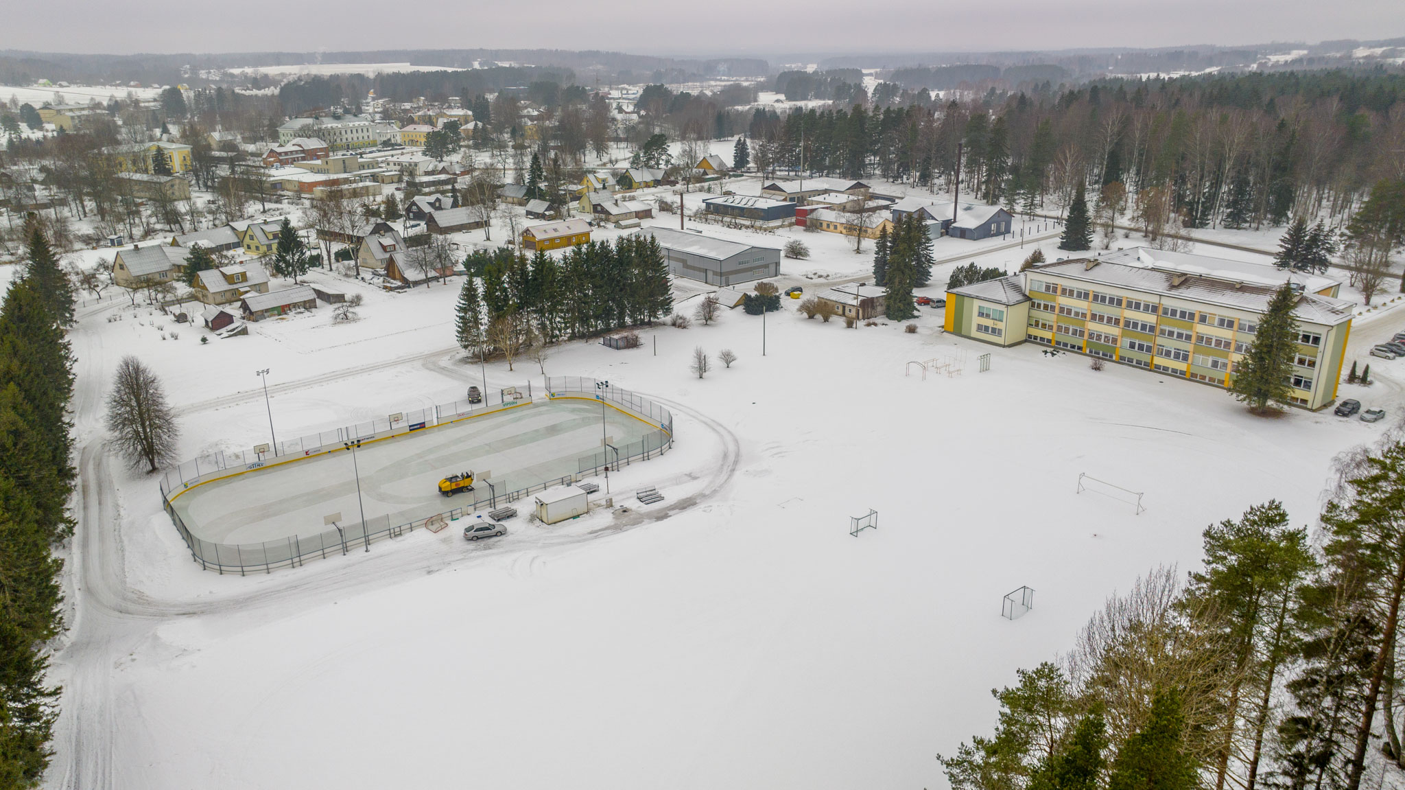 Vastseliina uisuväljak. Fotod: AIGAR NAGEL