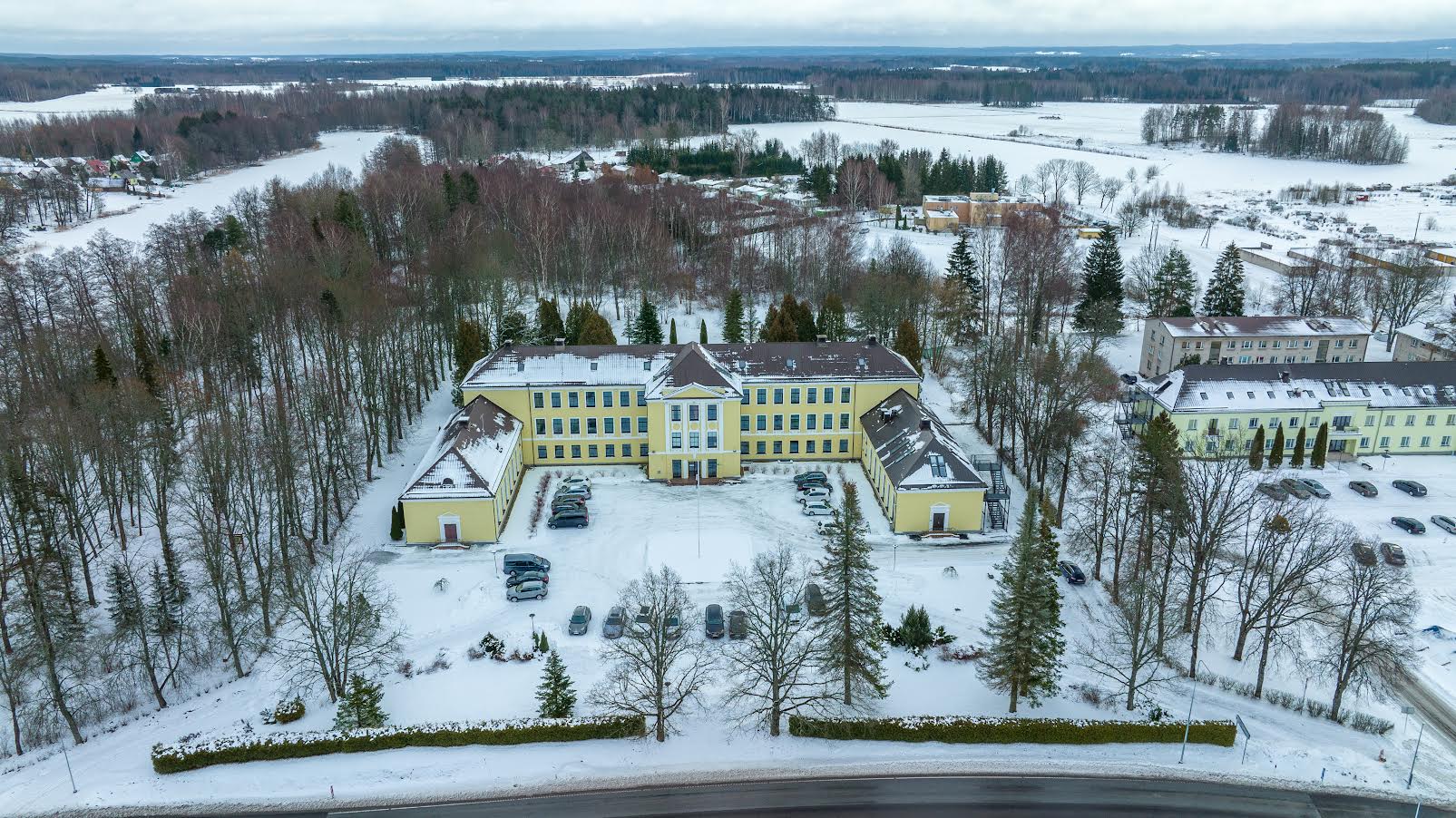 Võrumaa kutsehariduskeskus otsib aktiivselt uut nime, mis iseloomustaks maja muutunud olemust paremini. Foto: AIGAR NAGEL