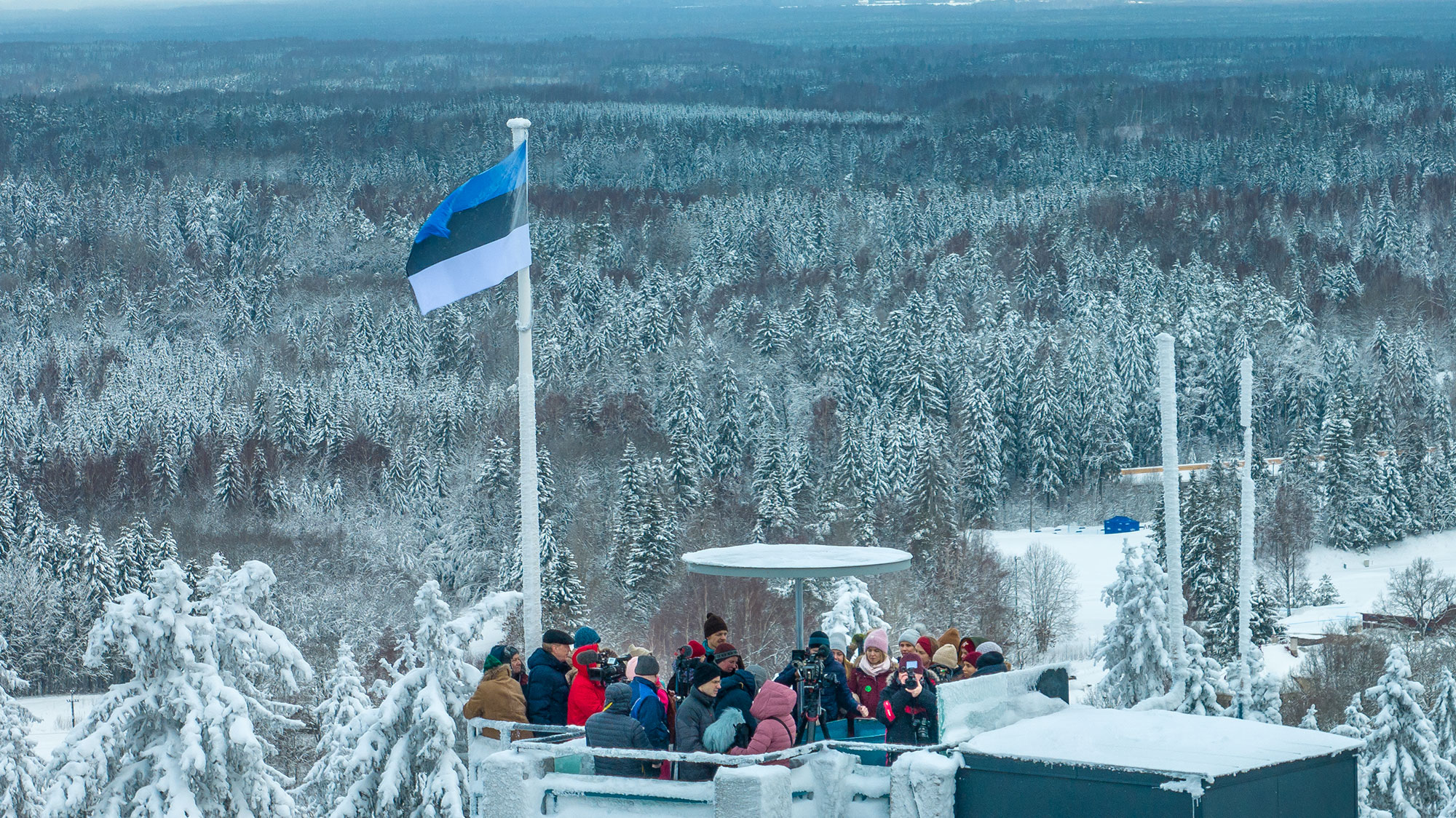 VIDEO Suure Munamäe torni tipus tehti eile ajalugu paugutamise vastu FOTO: Aigar Nagel