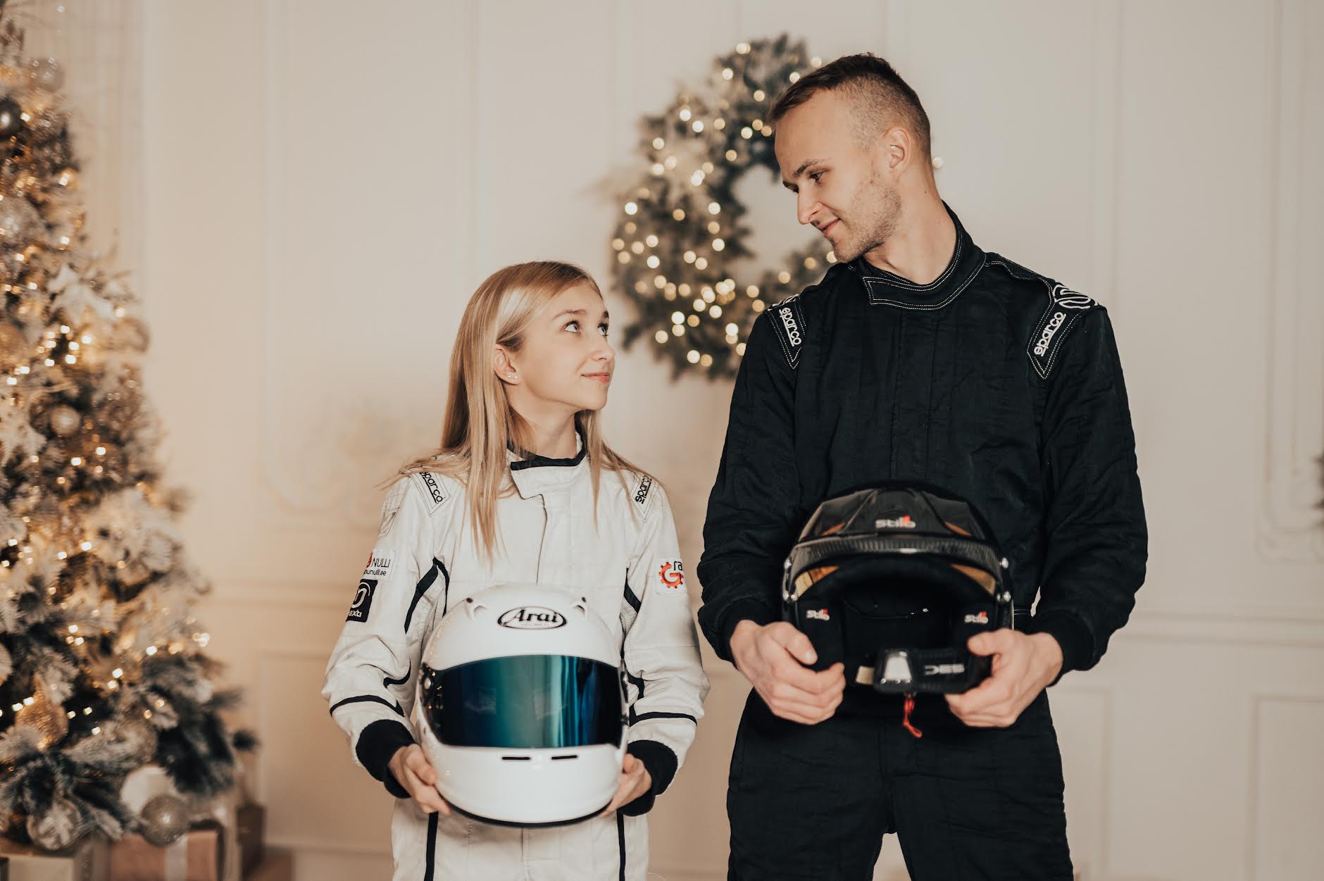 Gabriel ja tema noorem õde Elisabeth on mõlemad motospordihuvilised.  Foto: KERLI JAAGO