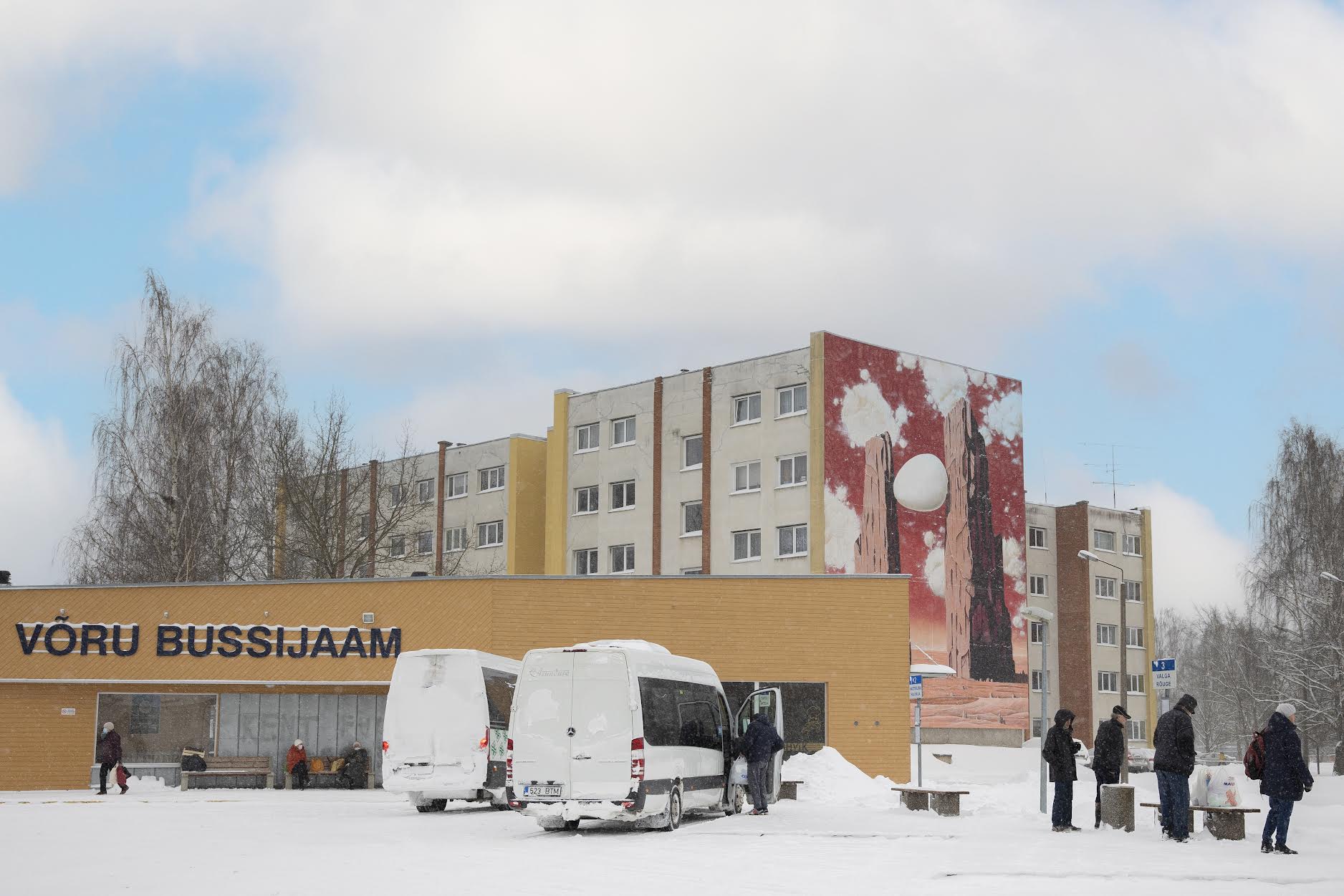 Kui ühistranspordikeskuste plaan heaks kiidetakse, muutub Võru bussijaam rahvusvaheliseks. Foto: AIGAR NAGEL