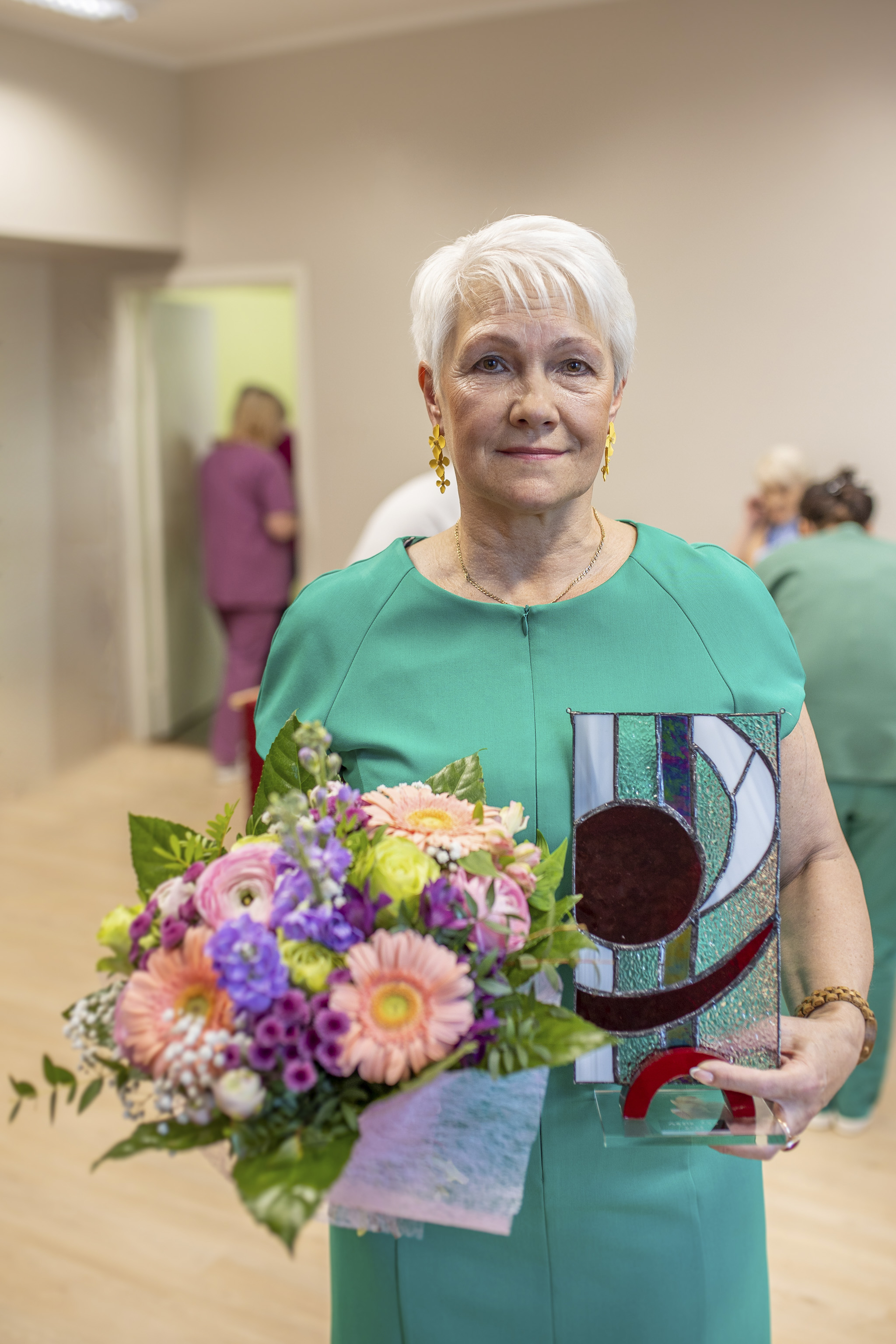 Eesti Õdede Liidu aasta õe tiitli pälvis sel aastal Põlva haigla eriõde Eda Mudalomp FOTO: Aigar Nagel