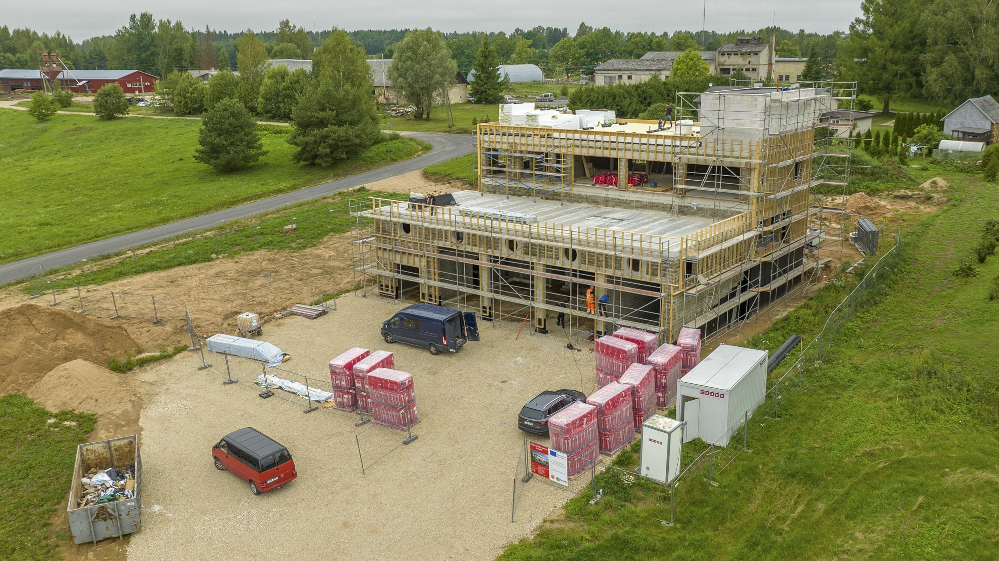 Rõuge pritsimehed plaanivad juba aasta lõpust välja sõita uuest depoost Foto: Aigar Nagel