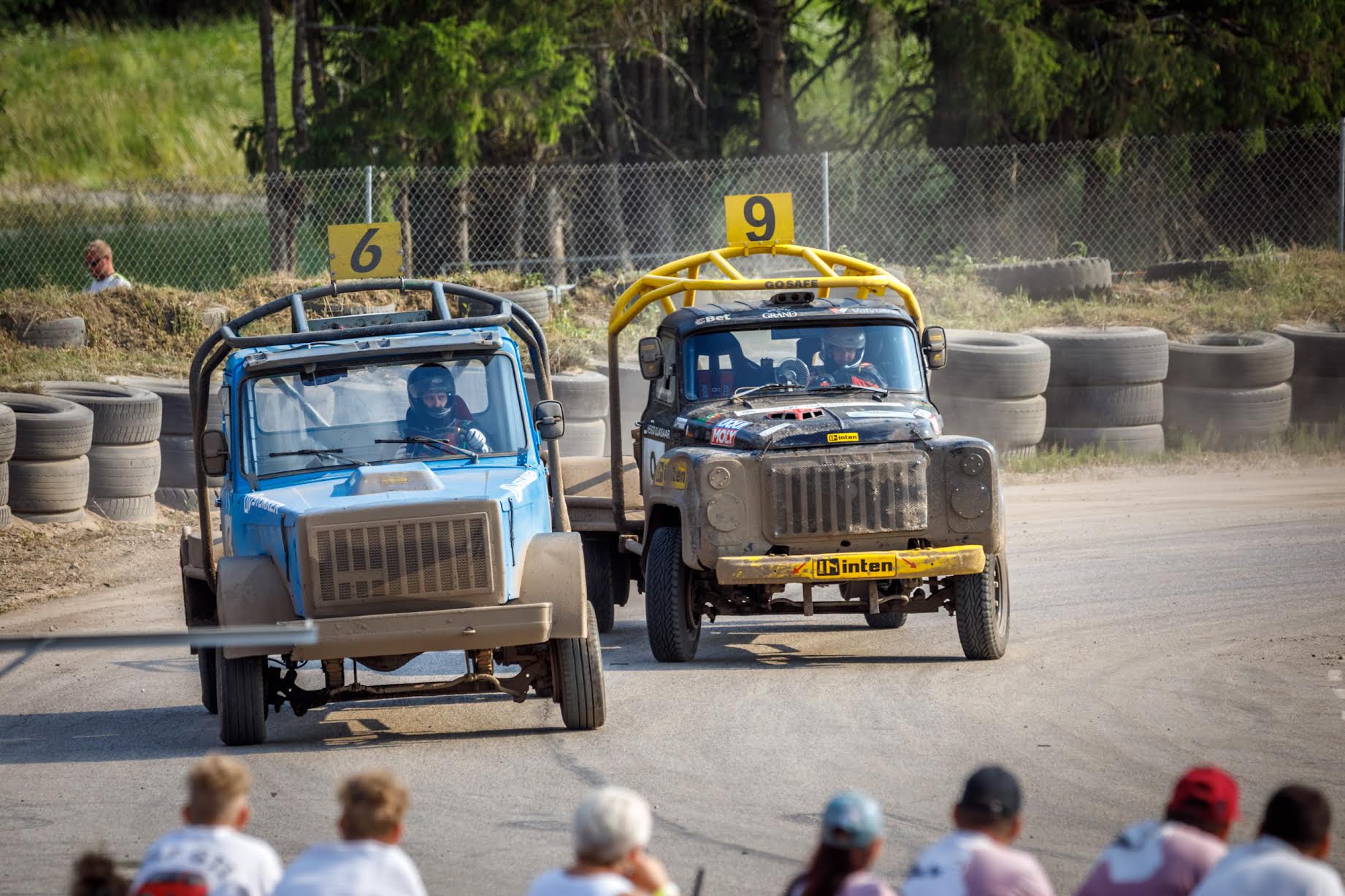 Tauri Toime (6) ja Heigo Ojasaar pidasid põneva duelli.  Foto: PILLE RUSSI