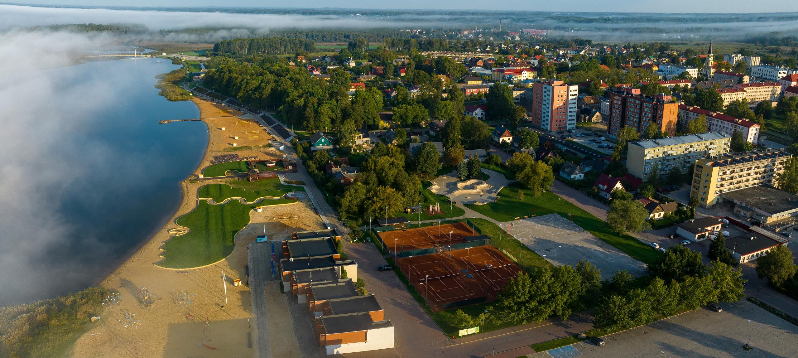 Vaade kõrgustest praegusele Võru linnale. Foto ja fotolavastus: AIGAR NAGEL