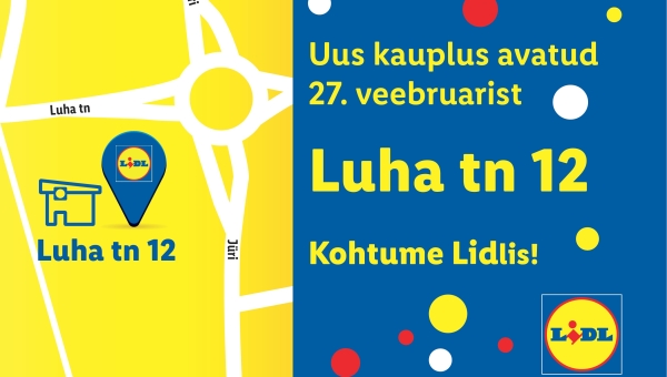 Lidl avab neljapäeval Võru kaupluse