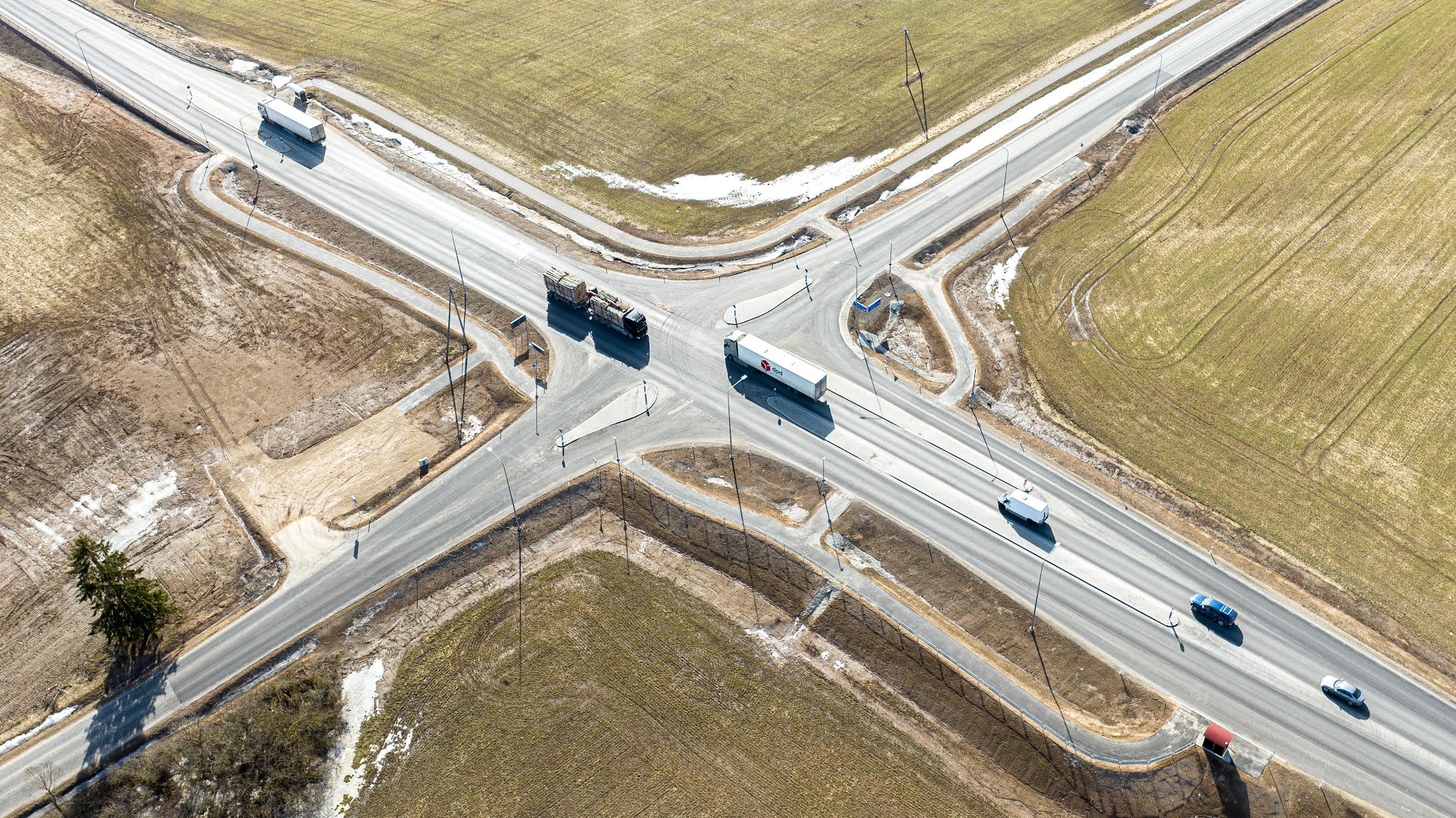 Transpordiamet vähendas ohutuse suurendamiseks Võrumaa Osula ristmikul piirkiirust!