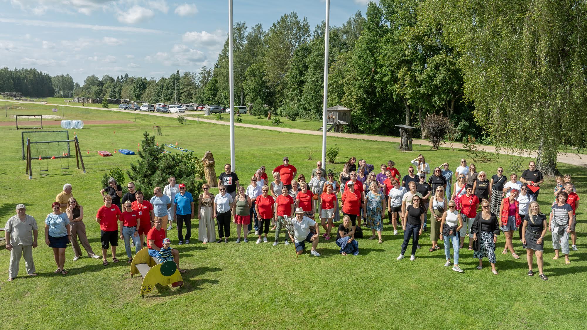 Eelmisel nädalavahetusel peeti Punase Risti suveüritust, mis esmakordselt toimus Lõuna-Eestis. Kaasatud olid ka väliskülalised. FOTO: Aigar Nagel