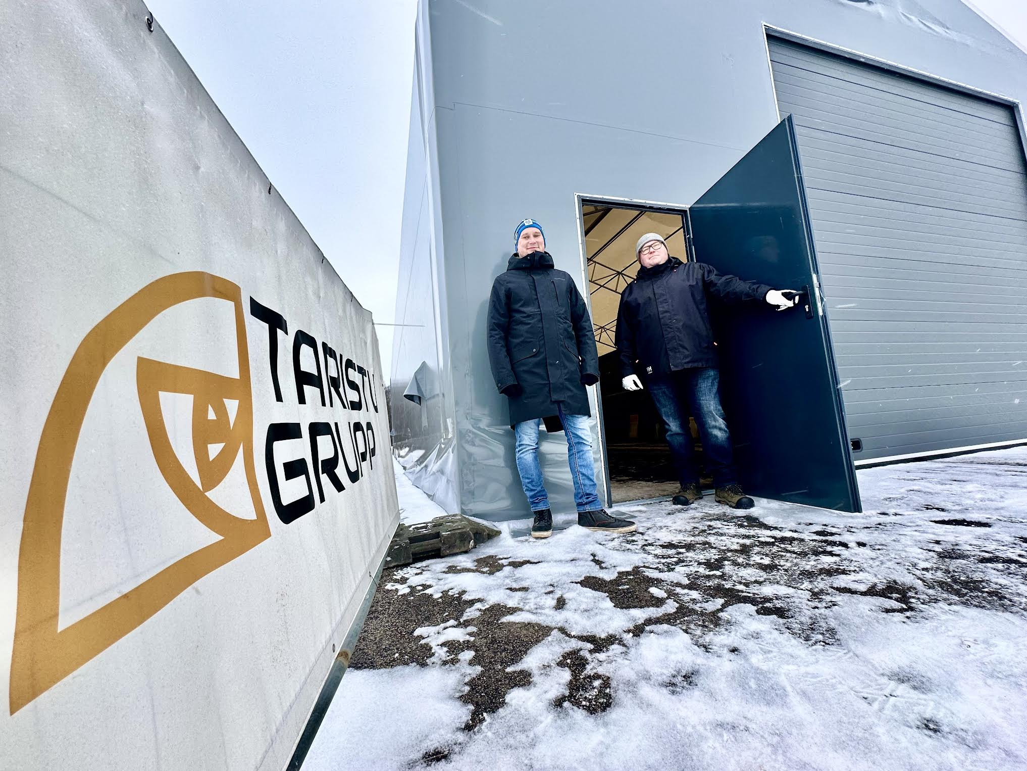 Taristu Grupi eestvedajad Marti Pungits (vasakul) ja Anti Mõttus. FOTOD: Kalev Annom