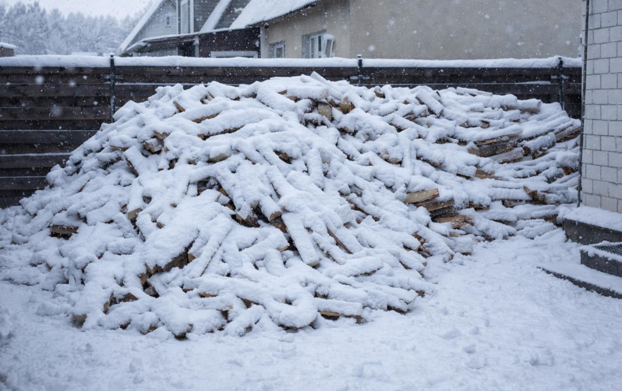 Erakordselt stabiilse külmaga jaanuar tuulutas võrukate puukuure. Hinnanguliselt kulubki tänavusel küttehooajal 20 protsenti tavapärasest rohkem küttepuid. Foto: AIGAR NAGEL