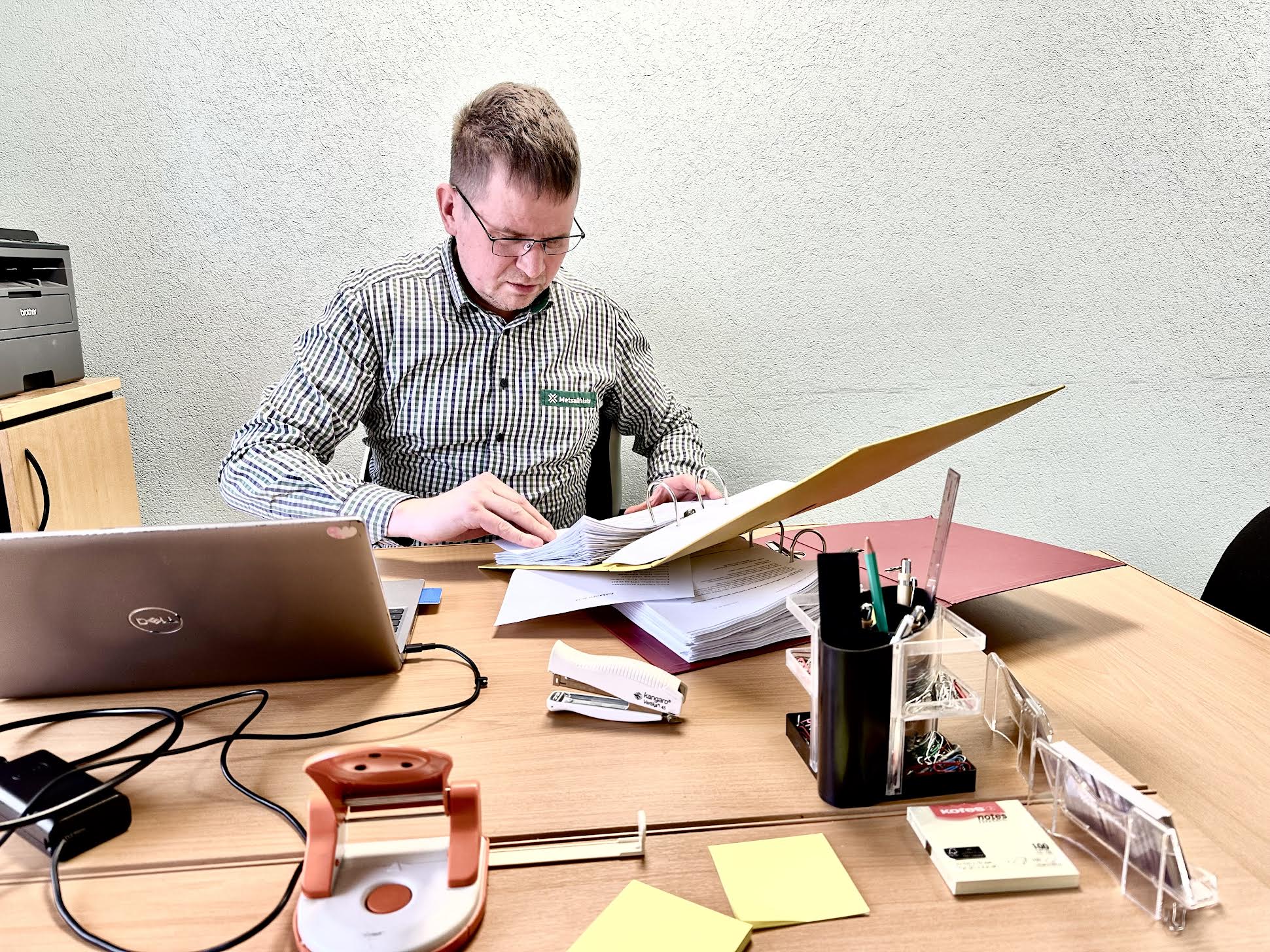 Aarne Volkov on suurte kogemustega metsakonsulent. Foto: KALEV ANNOM