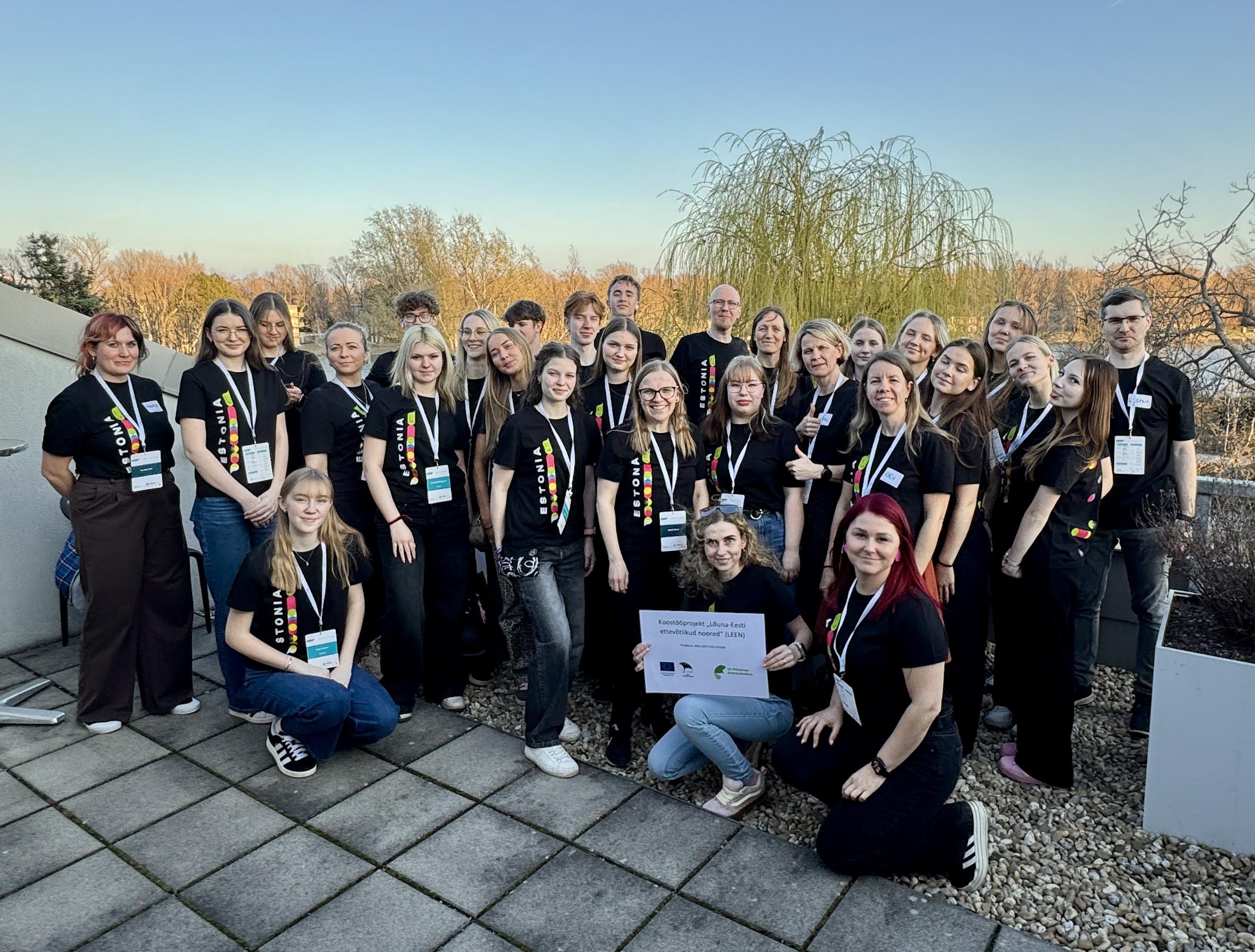 Rahvusvaheline sündmus tõi Viini kokku noored ettevõtjad üle Euroopa, peale Eesti osalesid õpilasfirmad Šveitsist, Austriast, Lätist, Küproselt, Slovakkiast, Albaaniast, Montenegrost, Tšehhist ja Bulgaariast. Foto: MARILIIS MAREMÄE