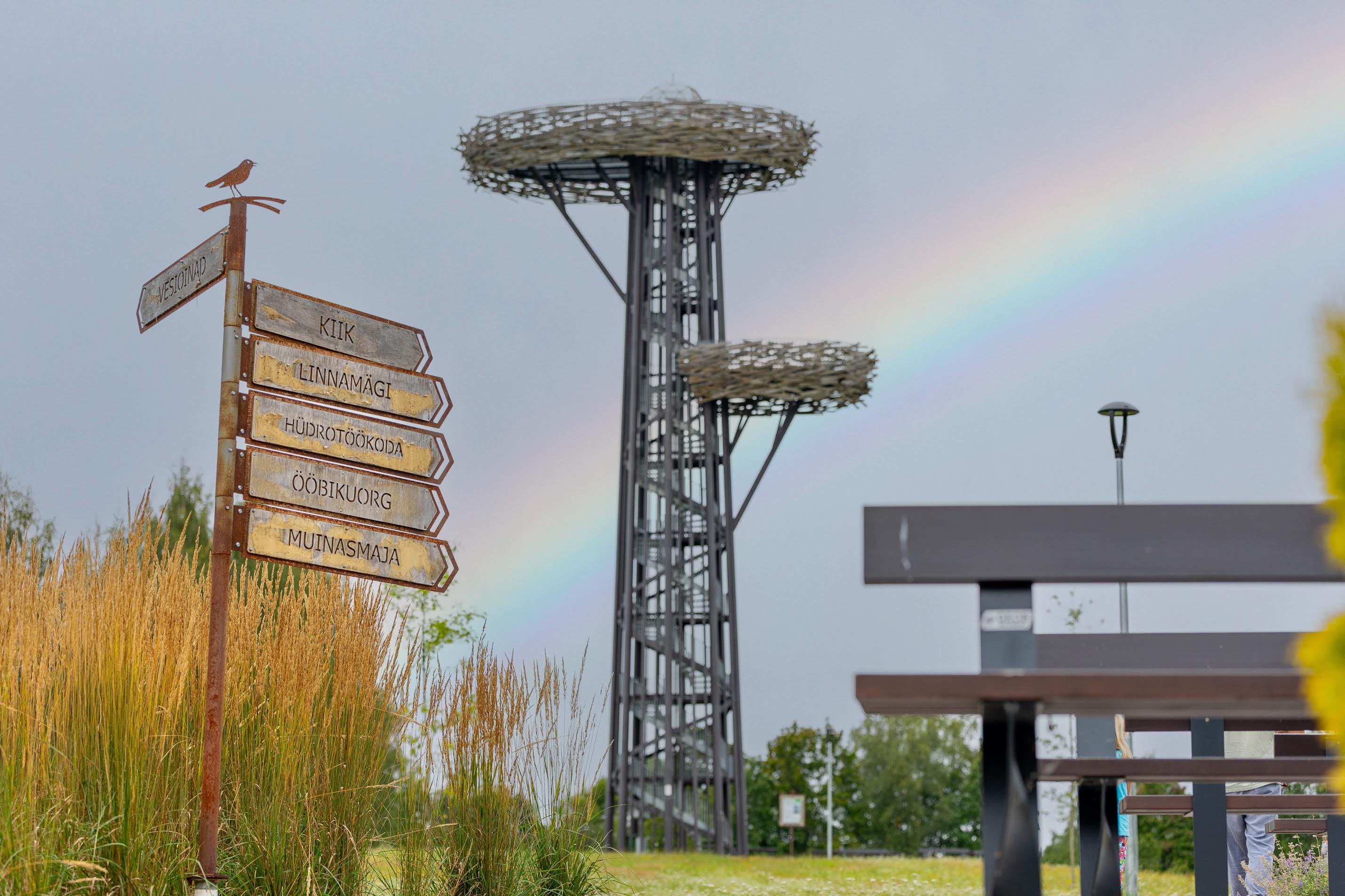 Rõuge köidab oma kauni looduse ning elukeskkonnaga. Fotol Pesapuu vaatetorn Ööbikuorus. Foto: AIGAR NAGEL