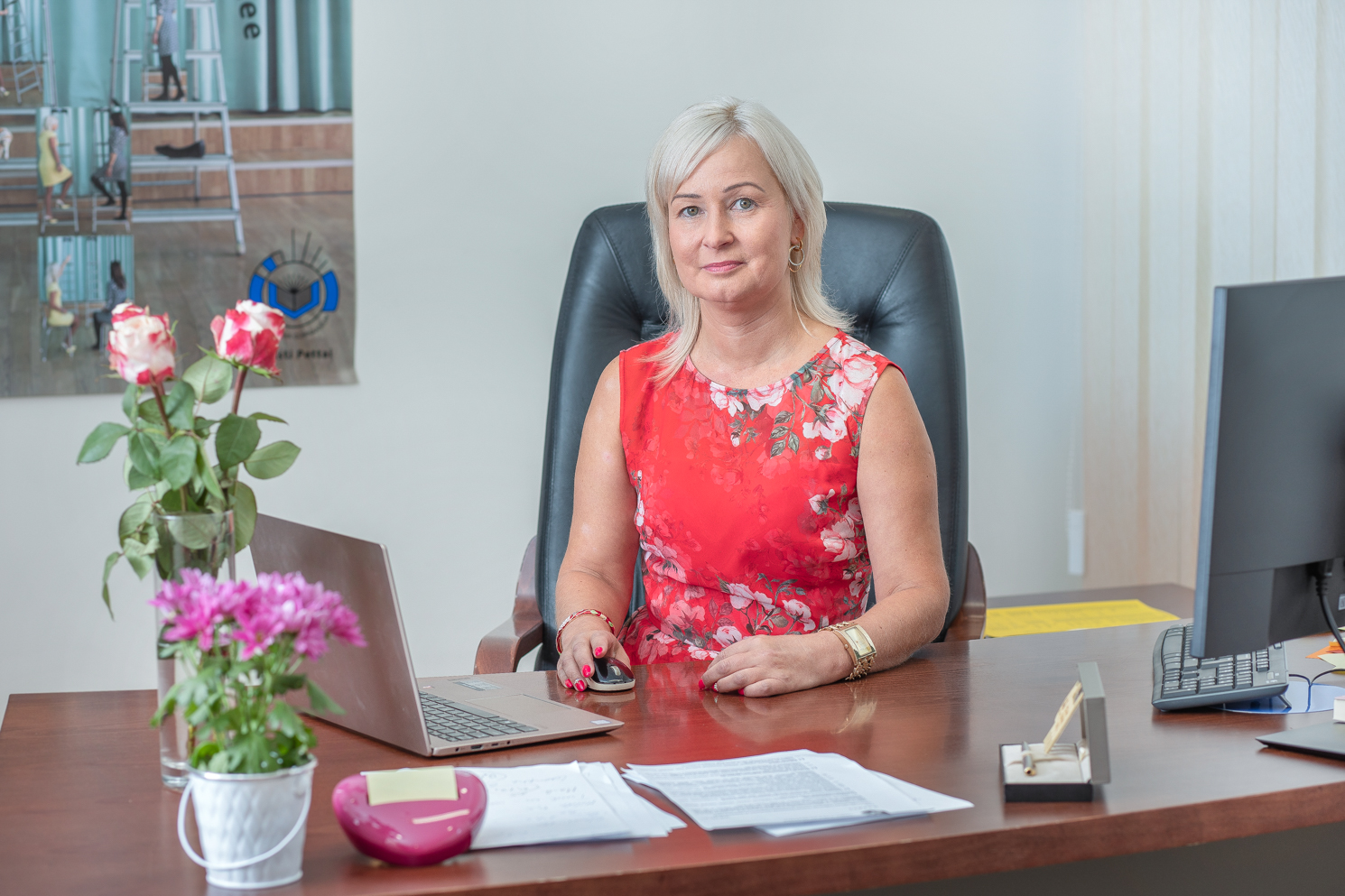 Ametist lahkuv Vastseliina gümnaasiumi direktor Kristi Pettai. Foto: AIGAR NAGEL