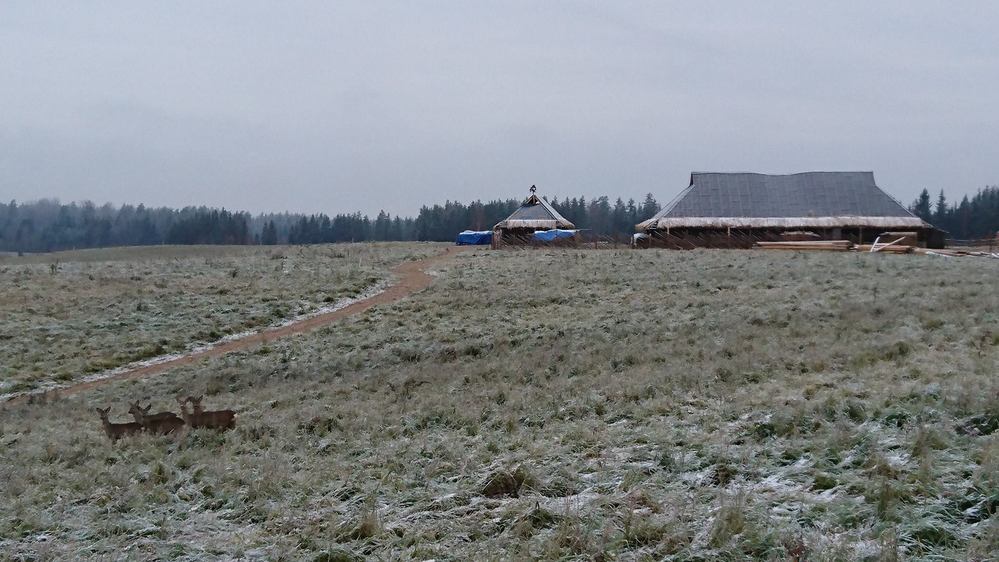 Vargamäe võtteplats hommikuse krõbedaga.2016 Foto: Lenno Lüüs